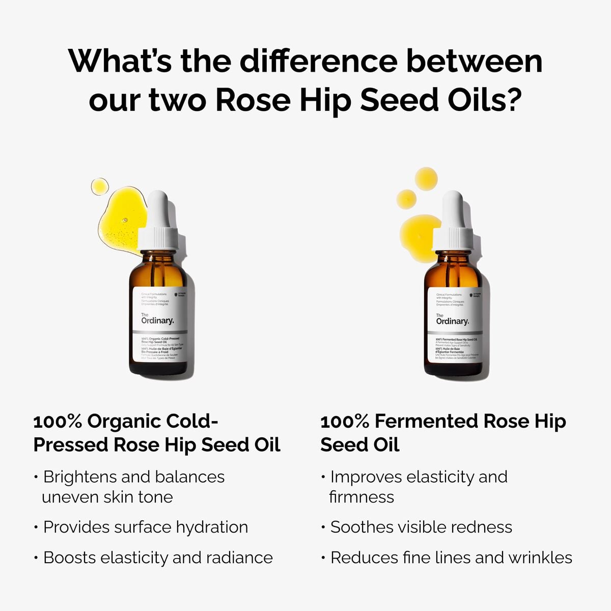 100% Fermented Rose Hip Seed Oil - Skin Support